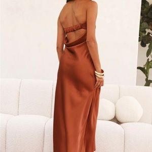 Maxi slip dress